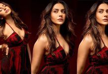 அந்த இடம் மட்டும் தூக்கலா இருக்கு.. புதுசா புதுசா காட்டும் ரகுல் ப்ரீத் சிங் ஹாட் கிளிக்ஸ்!!