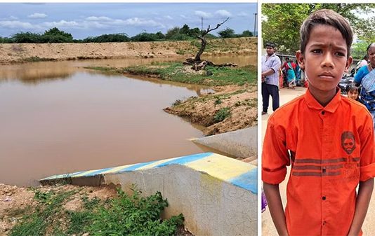 குளத்தில் மூழ்கி சிறுமி பலி .. 2 பேரின் உயிரைக் காப்பாற்றிய 13 வயது சிறுவன்!!