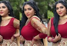 நாட்டுச்சரக்கு நச்சின்னு இருக்கு.. கட்டழகை காட்டி கிறுகிறுக்க வைக்கும் ரேஷ்மா!!