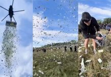 நாடொன்றில் கொட்டிய பண மழை.. காற்றில் பறந்த 1 மில்லியன் டொலர் கரன்சி நோட்டுகள்!!