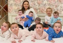 26 வயதில் 22 குழந்தைகளுக்கு தாயான இளம்பெண்.. இணையத்தில் வைரலாகும் புகைப்படம்!!