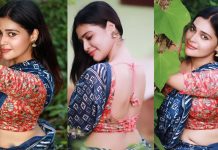 பாவாடை சட்டையில் பக்காவா காட்டி வயசு பசங்க மனசை பாடாய் படுத்தும் தர்ஷா குப்தா!!