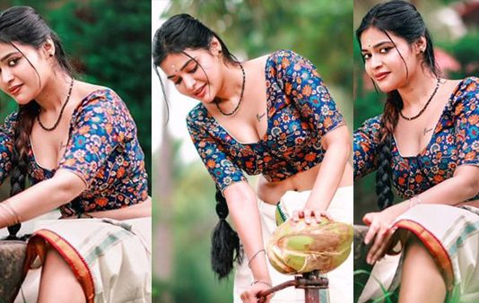 எப்போதும் இல்லாத அளவுக்கு படுமோசமான கவர்ச்சி போஸ் கொடுத்த தர்ஷா குப்தா!!