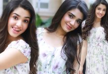 ஜிகுஜிகு உடையில் ஹாட் போஸ் கொடுத்த கிருத்தி செட்டியின் நச் கிளிக்ஸ்!!