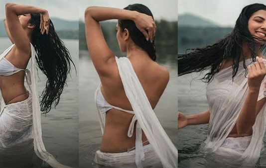 டிரான்ஸ்பரண்ட் ஆடையில் பொது இடத்துக்கு வந்த நடிகை மாளவிகாவின் வைரல் வீடியோ!!