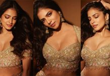 எட்டி பார்த்த அந்த அழகு… உள்ளாடை அணியாமல் மேடையில் முகம் சுளிக்க வைத்த மாளவிகா மோகனன்!!