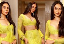 பிதுங்கும் முன்னழகை காட்டி படு கிளாமராக புகைப்படம் வெளியிட்ட ரகுல் ப்ரீத் சிங்!!