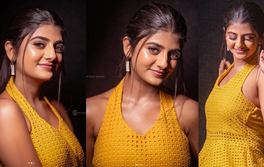 புடவையில் நச்சுனு போஸ் கொடுத்து இளசுகளை மயக்கிய கேப்ரியல்லா!!