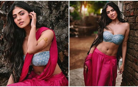 அந்த இடத்தை காட்டி போஸ் கொடுத்த மாளவிகா மோகனன்.. திக்கி திணறும் இளசுகள்!!