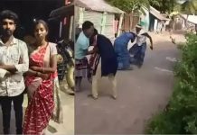காதல் திருமணத்தால் மணமகனின் தந்தை நிர்வாணமாக்கி கொடூரம்!!