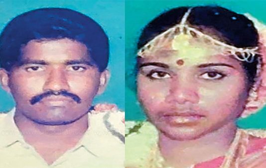 சுத்தியலால் மனைவியை அடித்துக்கொன்று பெட்ரோல் பங்க் அதிபர் தற்கொலை!!