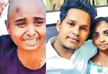 இரண்டாவது திருமணத்தை எதிர்த்த மனைவி.. மொட்டை அடித்து வீதியில் இழுத்து சென்ற கொடூர கணவன்!!
