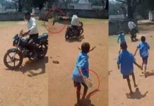 மது போதையில் வந்த ஆசிரியரை செருப்பால் அடித்து ஓடவிட்ட மாணவர்கள் : வைரலாகும் காணொளி!!