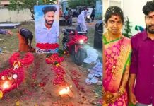 மண்ணுக்குள் சேர்ந்த காதலர்கள்… கணவன் அருகிலேயே புதைக்கப்பட்ட சர்மிளா… கதறிய நண்பர்கள்!!
