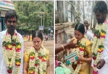 பணத்திற்காக மனைவியை மற்றொருவருக்கு திருமணம் செய்துவைத்து மோசடி : முதலிரவு முடிந்ததும் ஷாக் கொடுத்த புதுமணப்பெண்!!