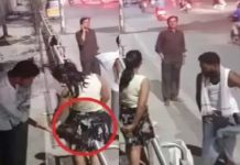 கிழிந்த ஆடையுடன் தவித்த இளம்பெண்… உதவியவருக்கு கையெடுத்து கும்பிட்டு நன்றி சொல்லும் நெகிழ்ச்சி!!