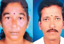 பேச மறுத்ததால் ஆத்திரம்.. கள்ளக்காதலி, தொழிலாளி சரமாரி வெட்டிக் கொலை : அரிவாளுடன் முதியவர் போலீசில் சரண்!!
