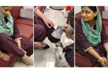 கோடி ரூபாய் மதிப்புள்ள வெளிநாட்டுப் பணத்தை காலுறைக்குள் வைத்து கடத்திய விமான பணிப்பெண்!!