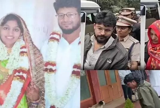 இளம்பெண்ணின் பிரேத பரிசோதனையில் அதிர்ச்சி… கணவர், மாமியார் உட்பட 4 பேர் கைது!!