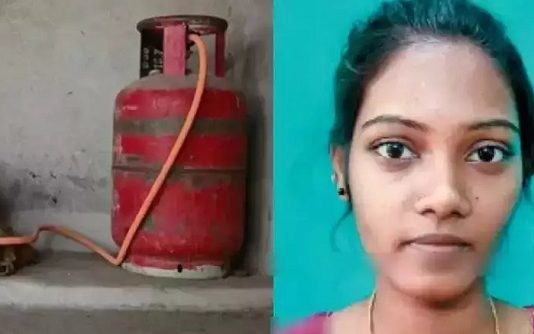 கைது செய்ய சுத்து போட்ட போலீசார்.. சிலிண்டரை திறந்து பகீர் கிளப்பிய கணவன் – மனைவி!!