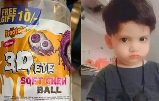 சாக்லேட் சாப்பிட்டு 4 வயது குழந்தை மரணம்!!