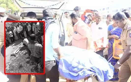 நடுரோட்டில் துடிதுடிக்க கல்லூரி மாணவர் வெட்டி படுகொலை :பழிக்கு பழியாக நடந்த கொடூர கொலை!!