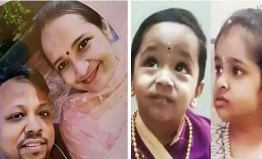 மனநலம் பாதித்த 2 குழந்தைகளை கொலை செய்து கணவன், மனைவி எடுத்த விபரீத முடிவு!!