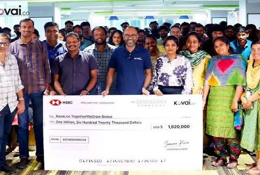 ஊழியர்களுக்கு ரூ.14.5 கோடி போனஸ்.. இன்ப அதிர்ச்சி கொடுத்த ஐடி நிறுவனம்!!