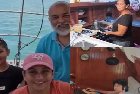 வீட்டை விற்று பாய்மர படகில் வாழும் இந்திய குடும்பம் : அவர்கள் கூறும் காரணம்!!