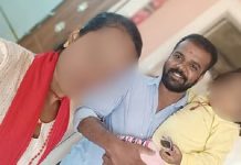 மனைவியின் தலையை வண்டியில் எடுத்துச் சென்ற கணவர்!!