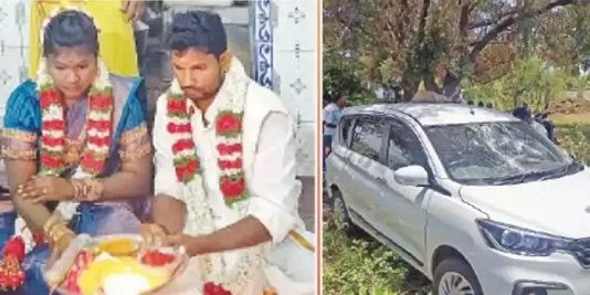 சினிமாவை மிஞ்சிய சேசிங்.. காரில் தப்பி ஓடிய காதல் தம்பதியை துரத்தி சென்று மண்டையை உடைத்த உறவினர்கள்!!