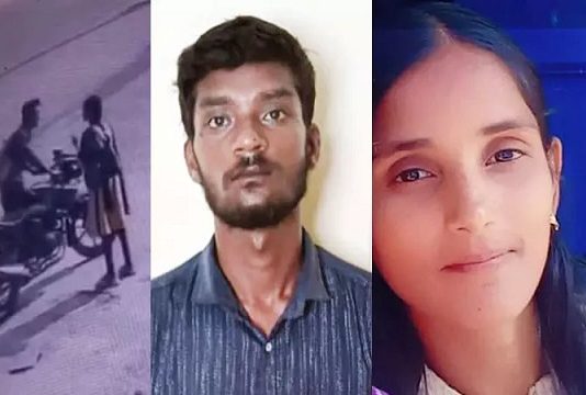 நடத்தையில் சந்தேகம் : நடுரோட்டில் மனைவியை குத்திக்கொன்ற பெயிண்டர்!!